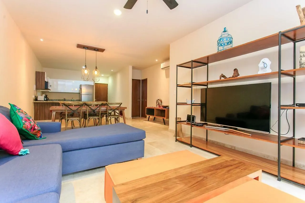 Apartment Swim Up- 2 Bdr & 2 Bike In Tulum Mexico
